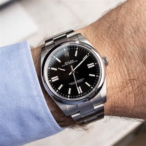 Rolex Oyster Perpetual Date Rare Black Dial 